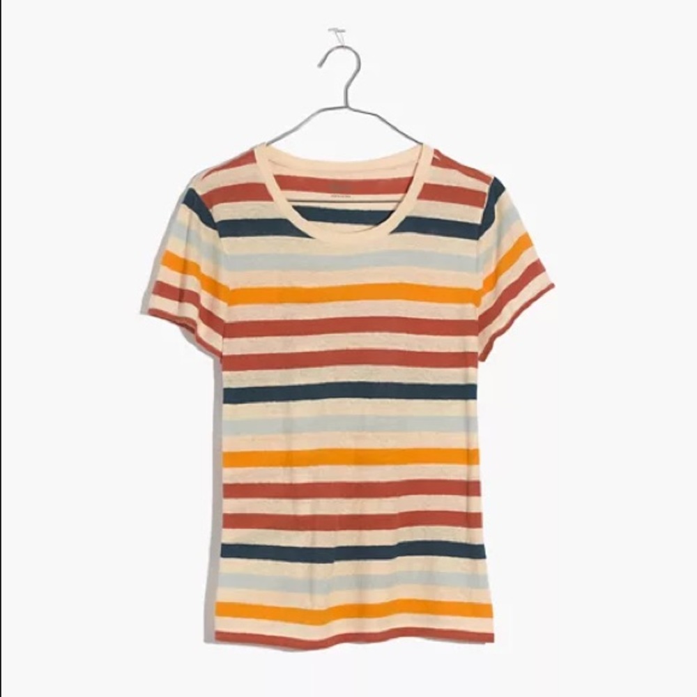 Madewell Striped Everyday T-Shirt. Size S.
